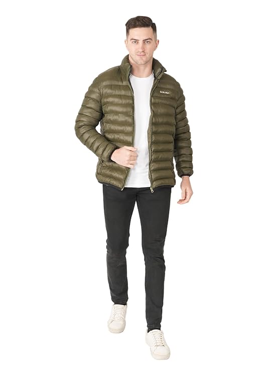 Men's Nylon Quilted Puffer Jacket