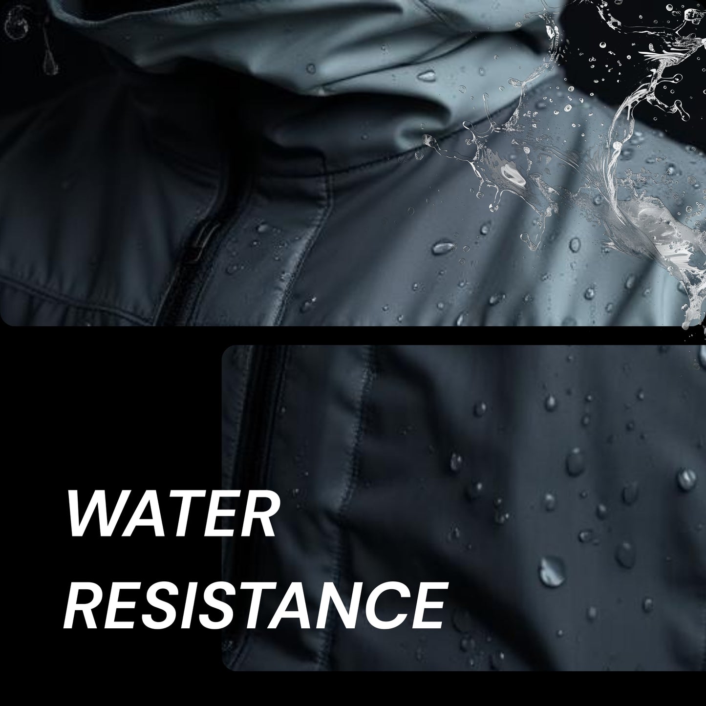 Caraba Men’s Lightweight Water Resistant Rain Jacket – Windproof, Foldable & Travel-Ready