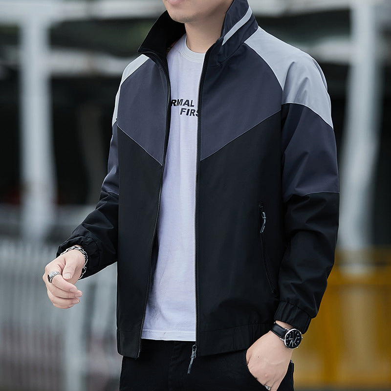Caraba Mens Stylish Windcheater Jacket for Sport & Outdoor Activity
