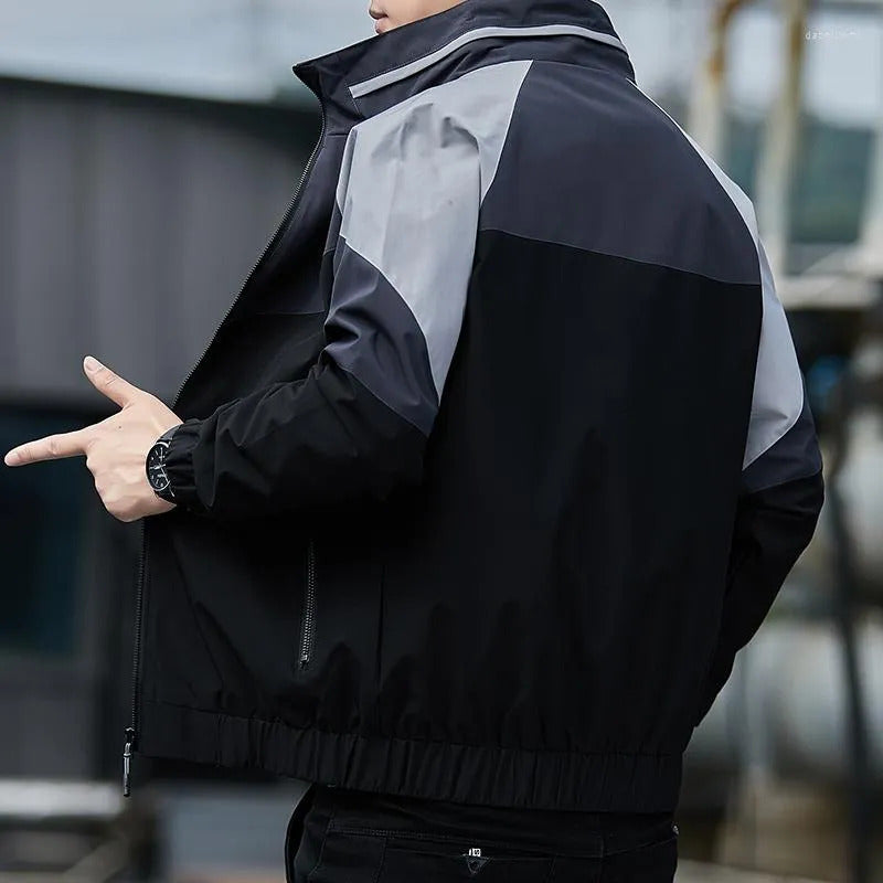 Caraba Mens Stylish Windcheater Jacket for Sport & Outdoor Activity