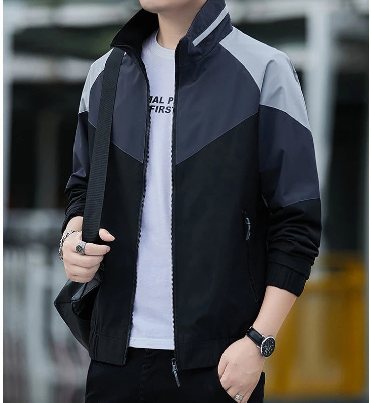 Caraba Mens Stylish Windcheater Jacket for Sport & Outdoor Activity