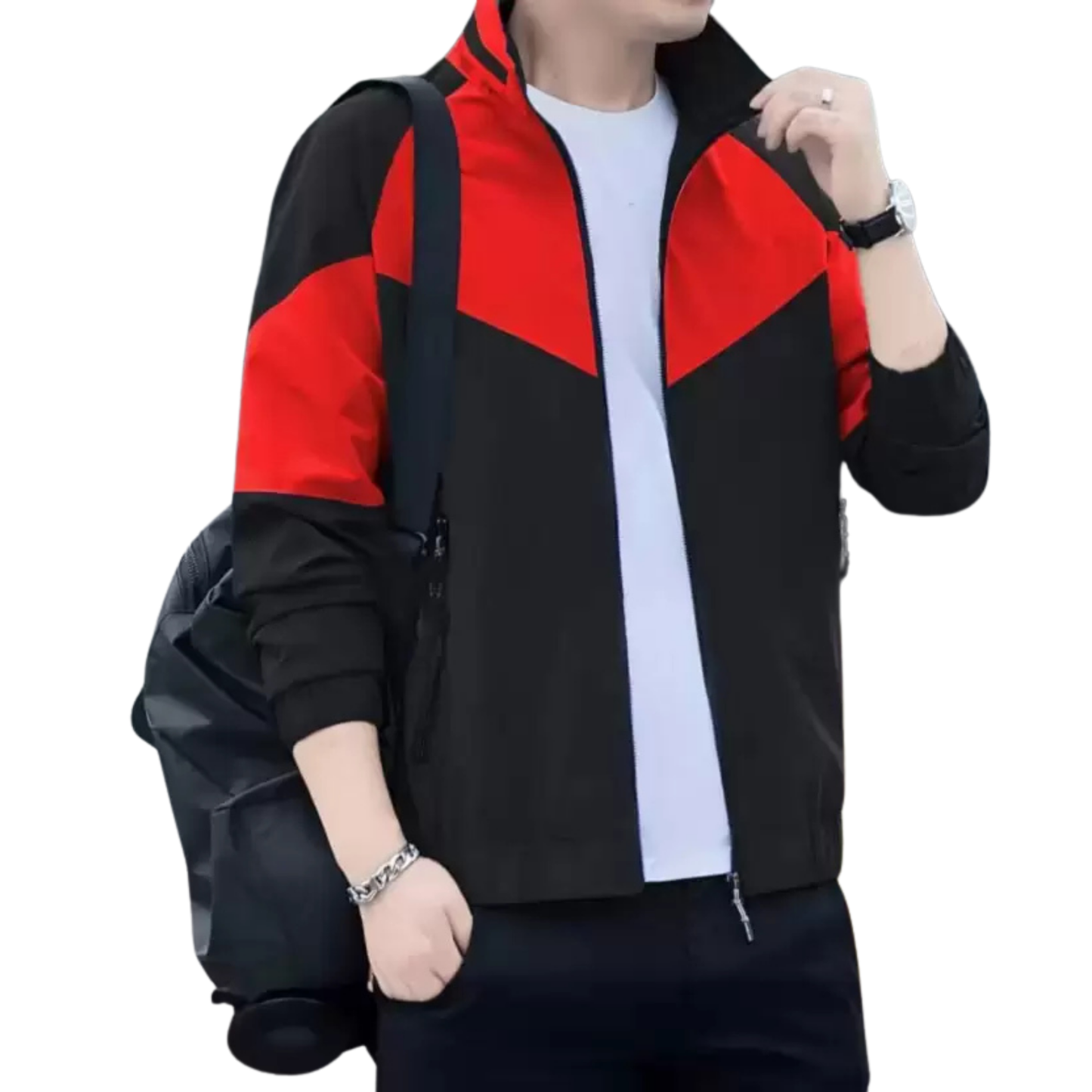 Caraba Plus Size Jacket for Men's & Boys Stylish Full Zip UP Winter Jacket for Running, Trekking, Travelling & Gym Workout Fashionable Jacket