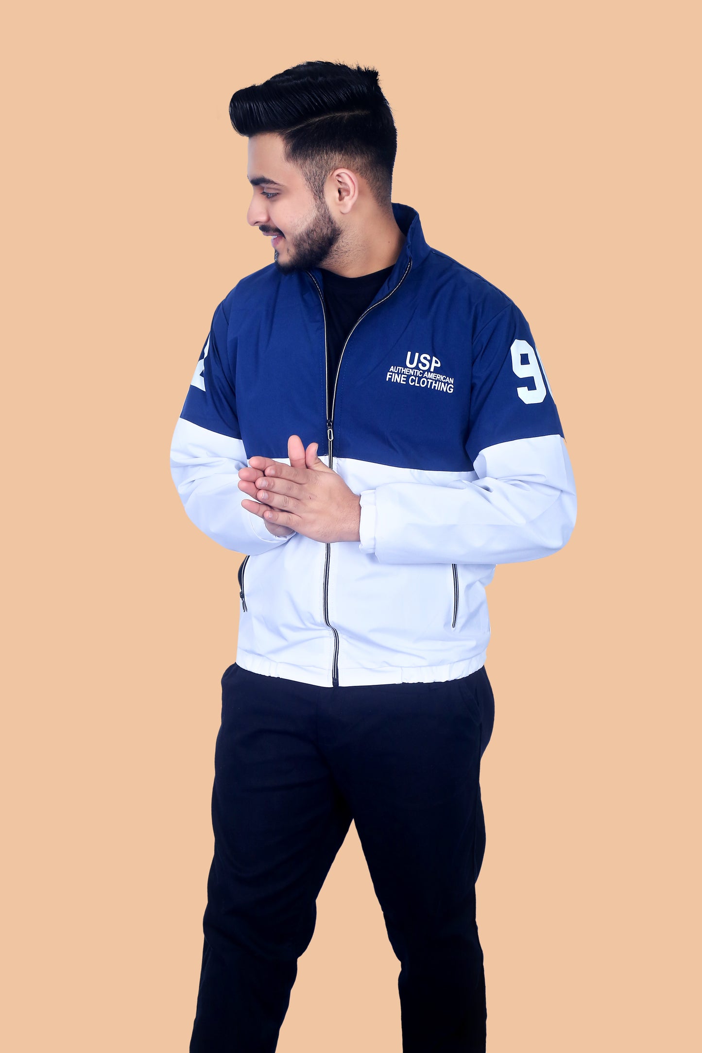 Caraba Men's Summer Windcheater Jacket – Lightweight Windproof Nylon Jacket for Running, Bike Riding, Travel – Stylish Sports Jacket for Men