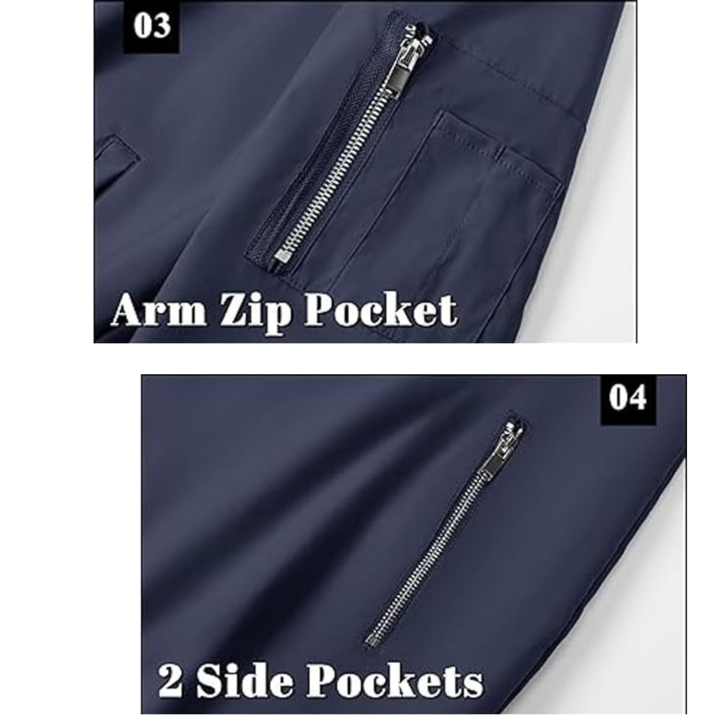 Caraba Men’s Lightweight Water Resistant Winter Jacket – Windproof, Foldable & Travel-Ready