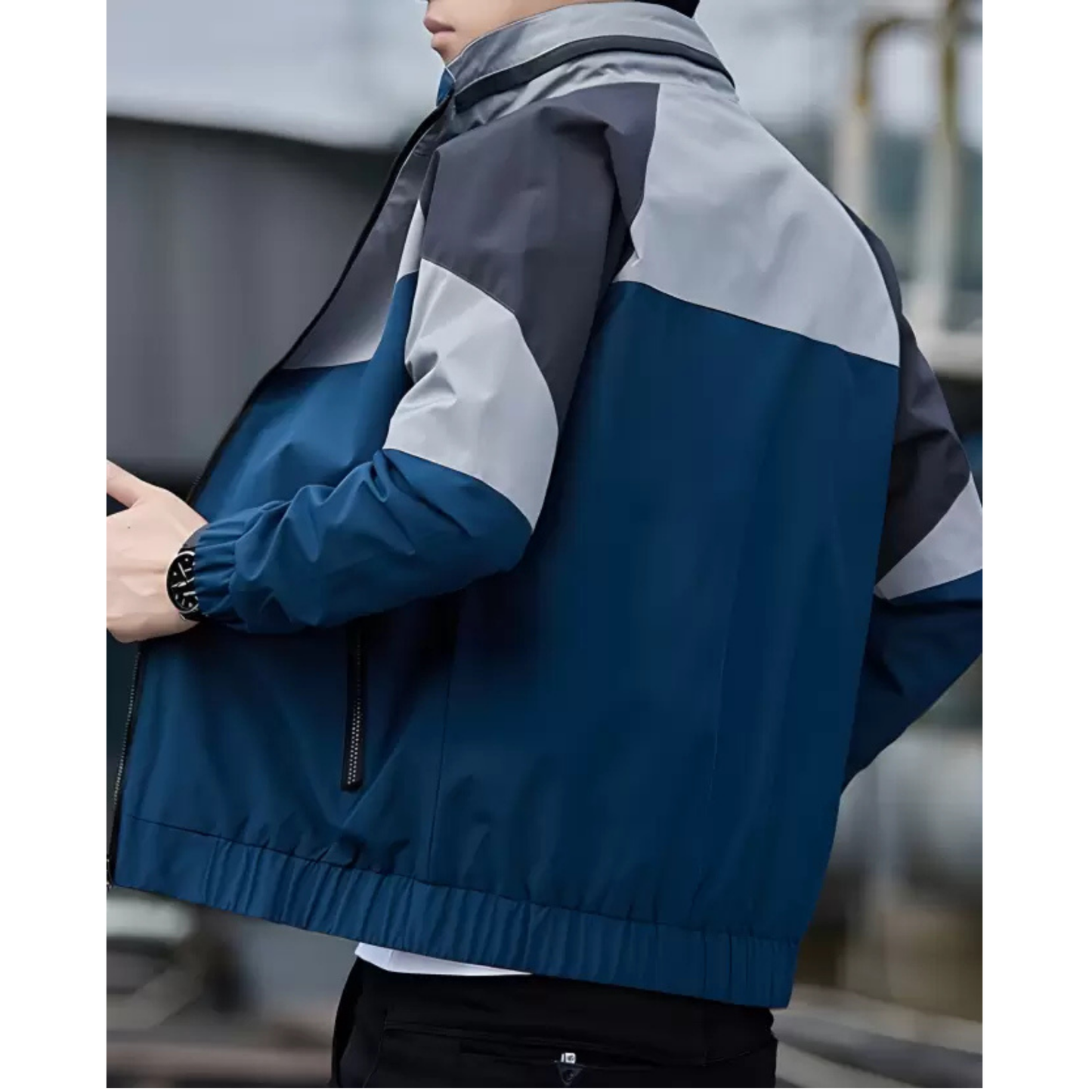 Caraba Mens Stylish Windcheater Jacket for Sport & Outdoor Activity