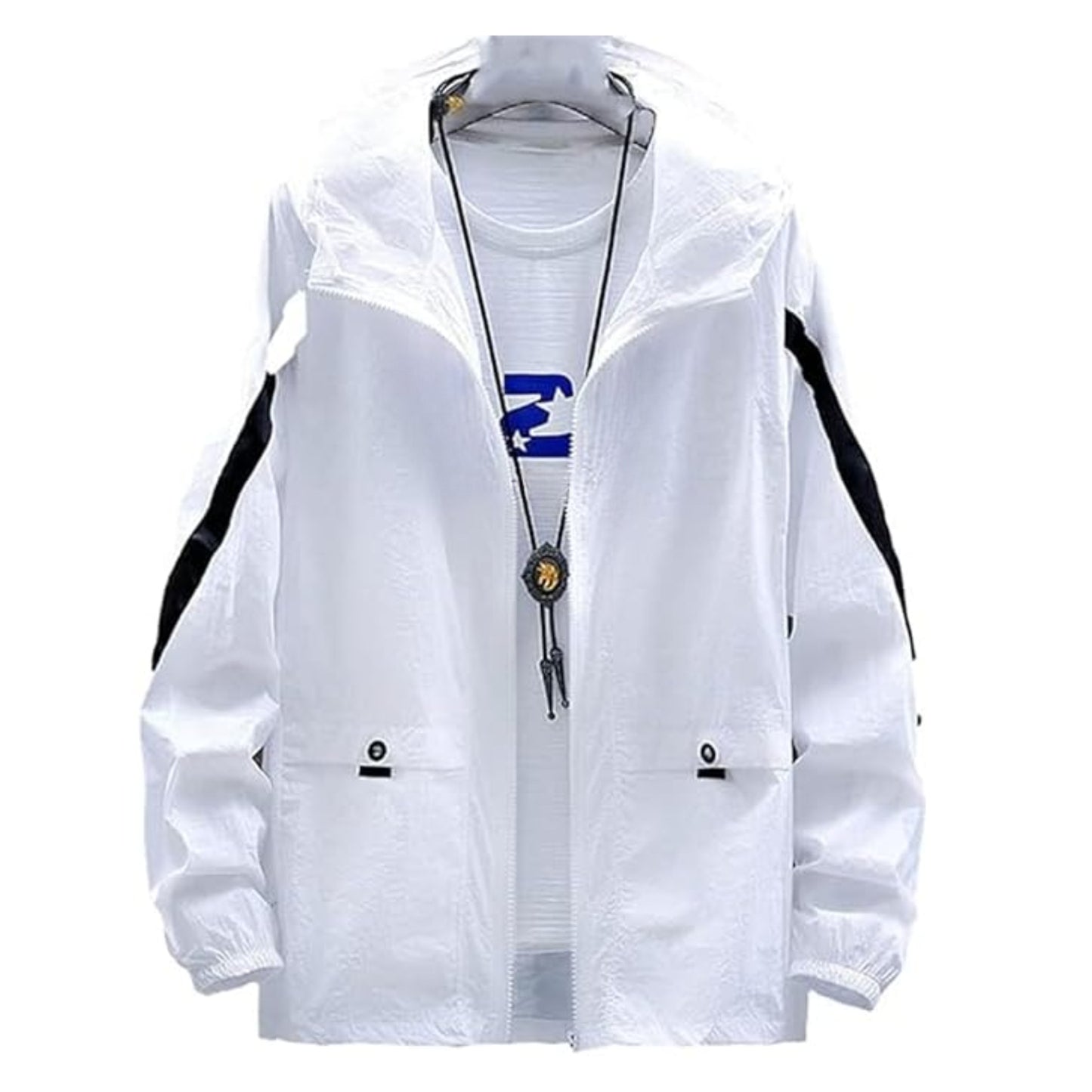 Caraba Men's Stylish Thin Casual Outwear winter Jacket | Full Sleeves Windbreaker & Zipper Lightweight Jacket