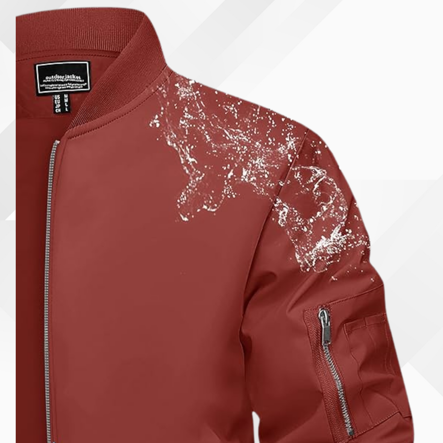 Caraba Men’s Lightweight Water Resistant Winter Jacket – Windproof, Foldable & Travel-Ready