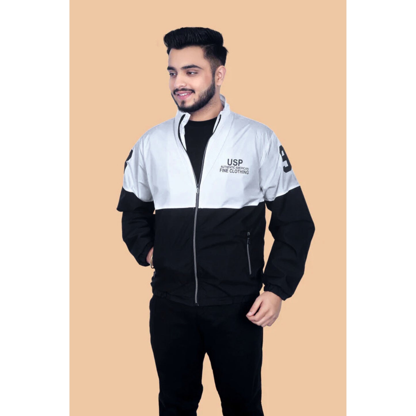 Caraba Men's Summer Windcheater Jacket – Lightweight Windproof Nylon Jacket for Running, Bike Riding, Travel – Stylish Sports Jacket for Men
