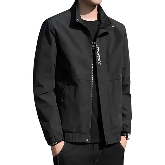 CARABA Men's Stylish Winter Jacket, Full Sleeve, Regular Fit, Windcheater & Zipper Closure jacket