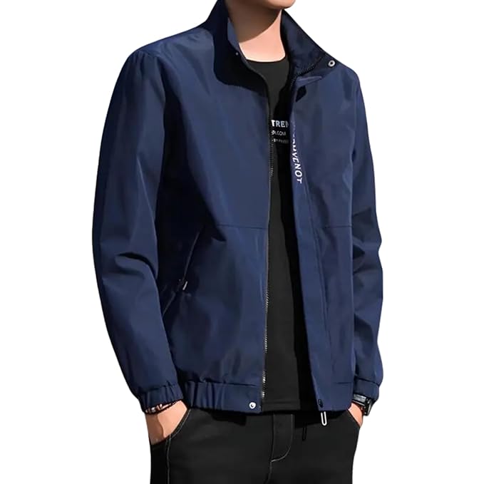 CARABA Men's Stylish Winter Jacket, Full Sleeve, Regular Fit, Windcheater & Zipper Closure jacket