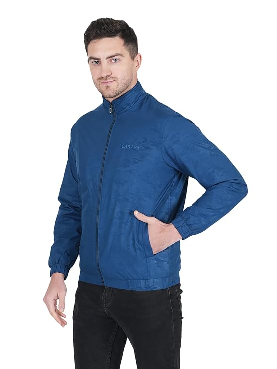 Caraba Men's Casual Workout Running Lightweight Outdoor Sporty Wind Cheater Jacket