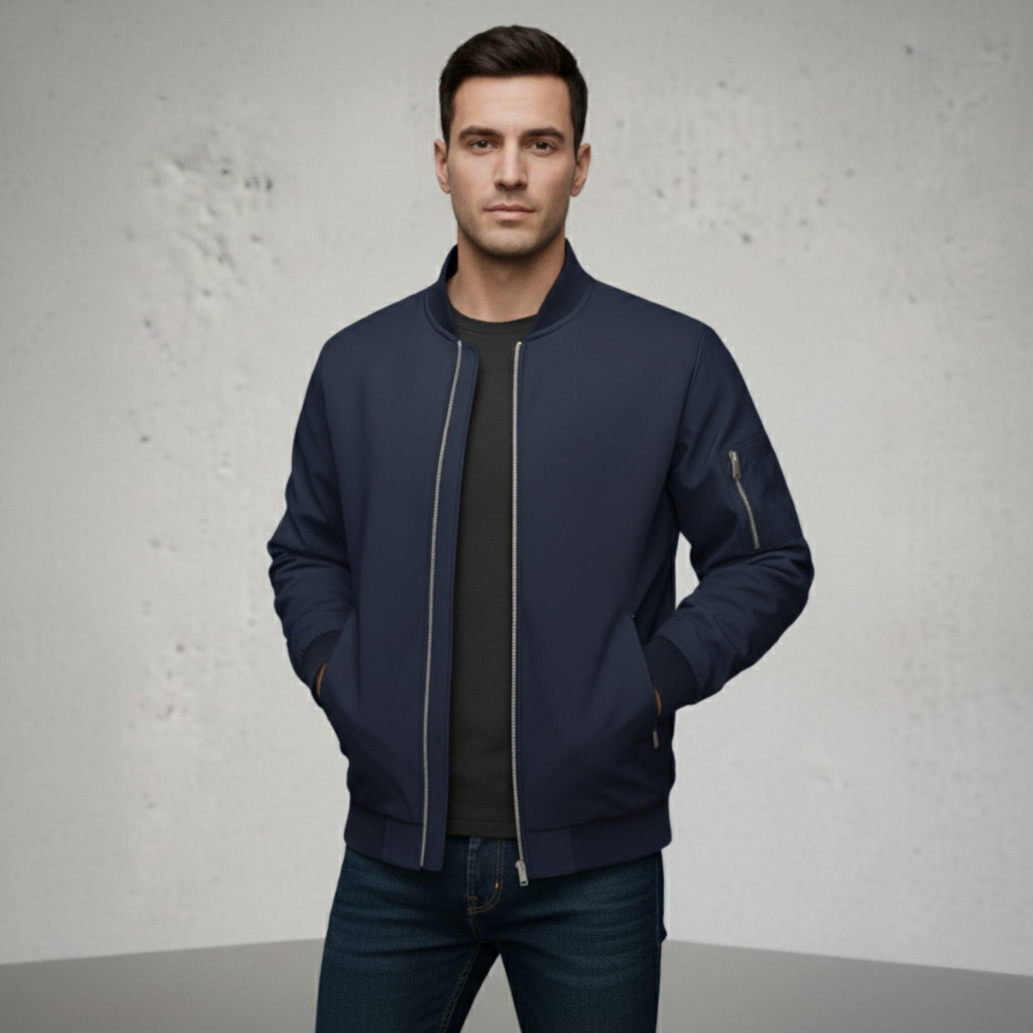 Caraba Men’s Lightweight Water Resistant Winter Jacket – Windproof, Foldable & Travel-Ready