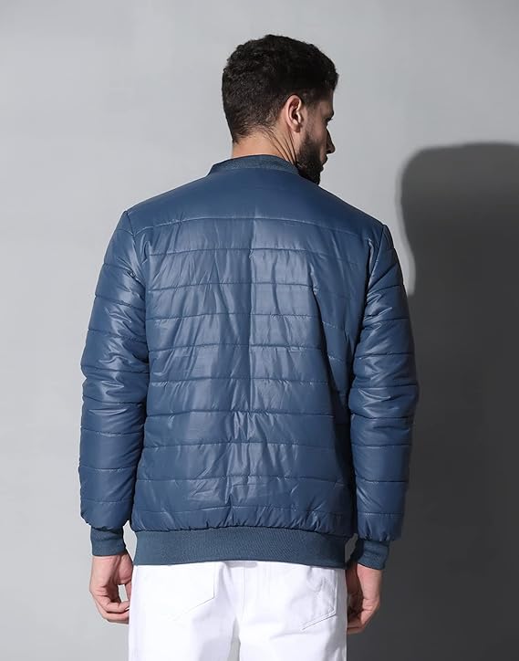 Men's Winter Bomber Quilted Regular Fit Jacket