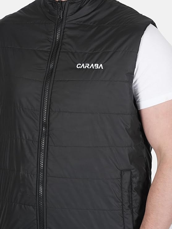 Men's Lightweight Quilted Sleeveless Winter Bomber Jacket