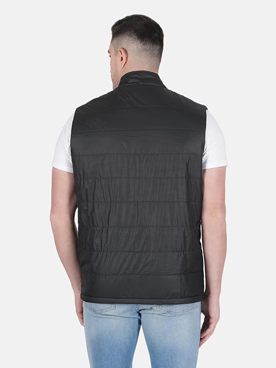 Men's Lightweight Quilted Sleeveless Winter Bomber Jacket