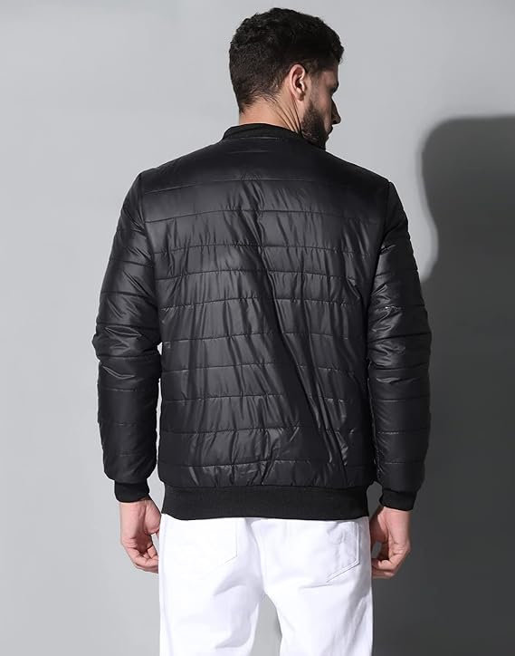 Men's Winter Bomber Quilted Regular Fit Jacket