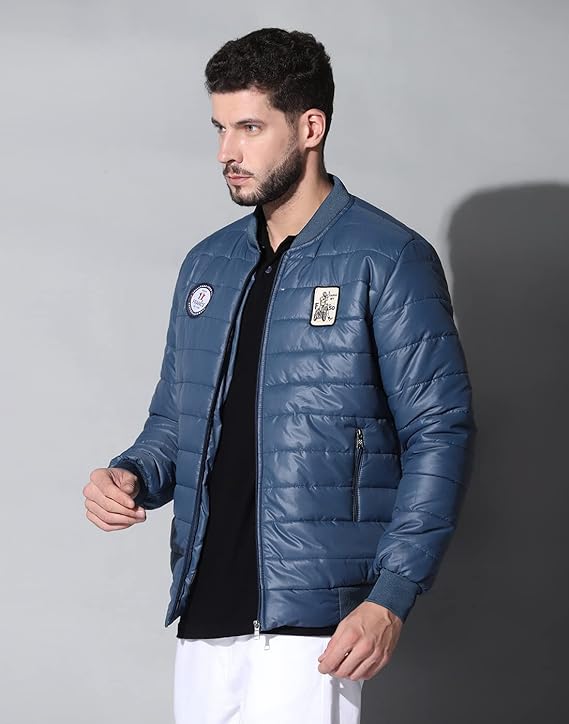 Men's Winter Bomber Quilted Regular Fit Jacket
