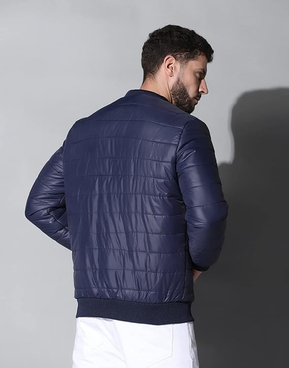 Men's Winter Bomber Quilted Regular Fit Jacket