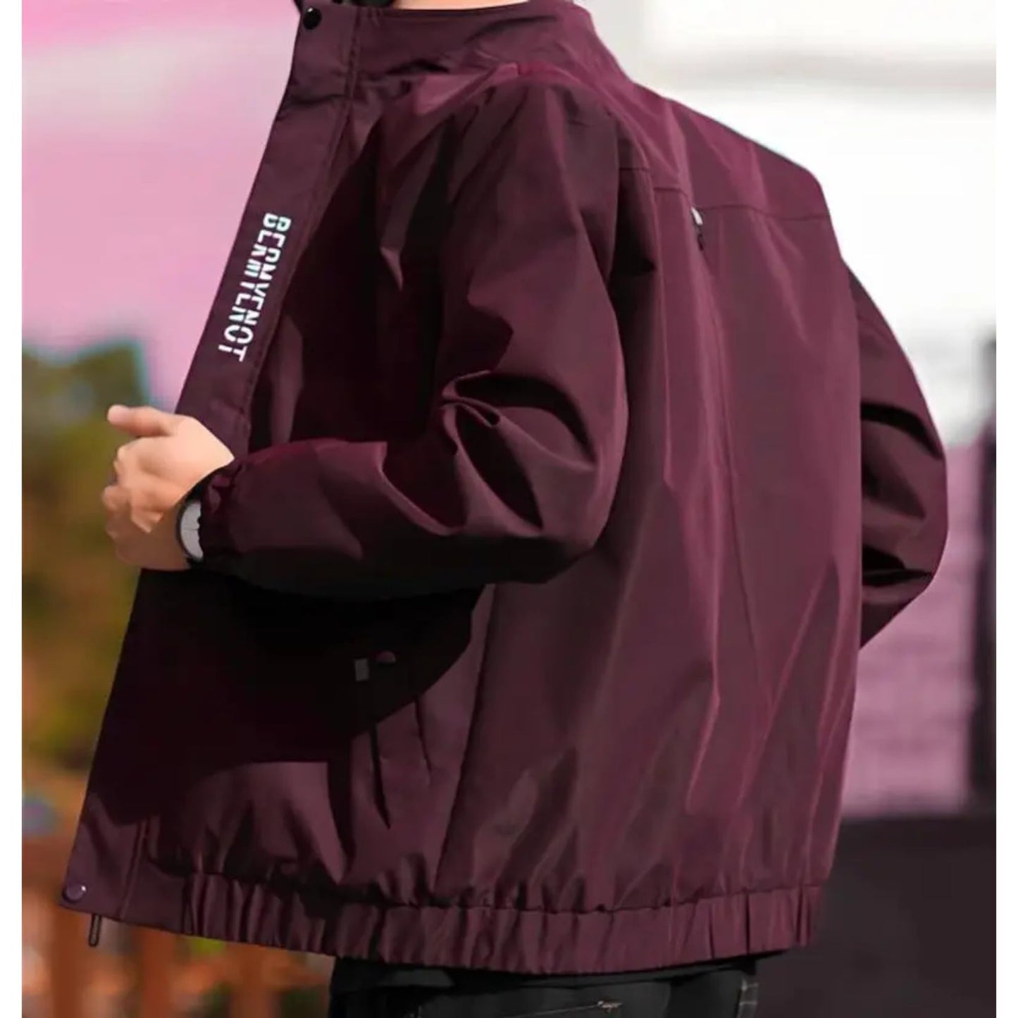 CARABA Men's Stylish Winter Jacket, Full Sleeve, Regular Fit, Windcheater & Zipper Closure jacket