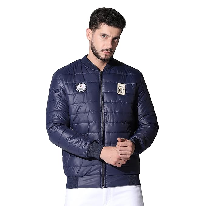 Men's Winter Bomber Quilted Regular Fit Jacket