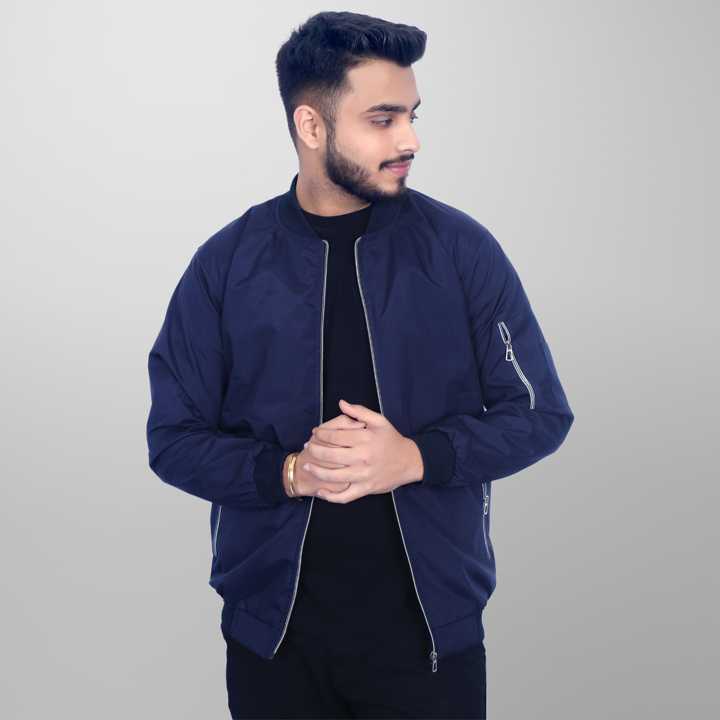 Caraba Men's Sunscreen Jacket | UV Protection, Lightweight Summer Wear, Prevents Sun Tanning, Stylish