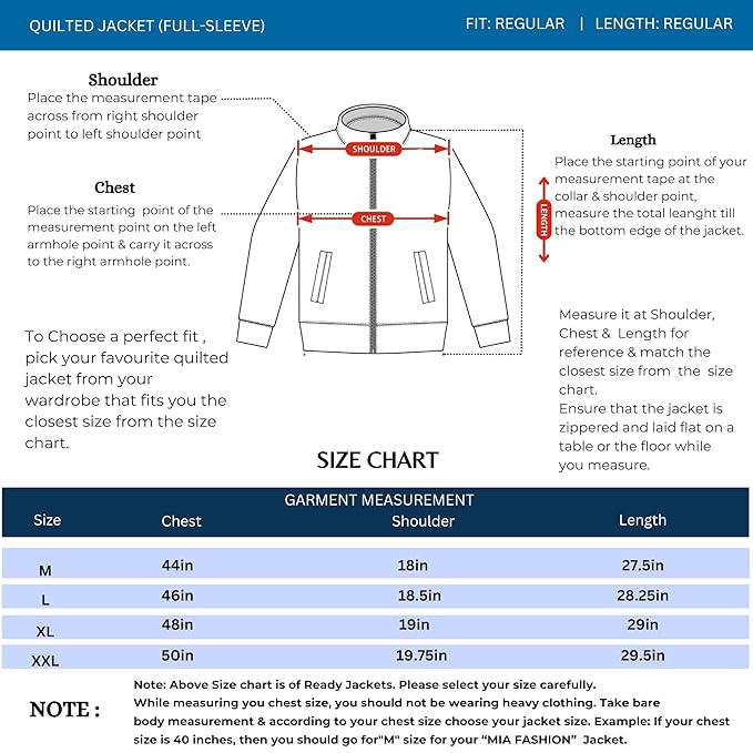 Caraba Men's Lightweight Nylon Jacket for Winter Season| Full Sleeves Zipper Function, Stand Collar Jacket for Bike Riding, Sports & Travel