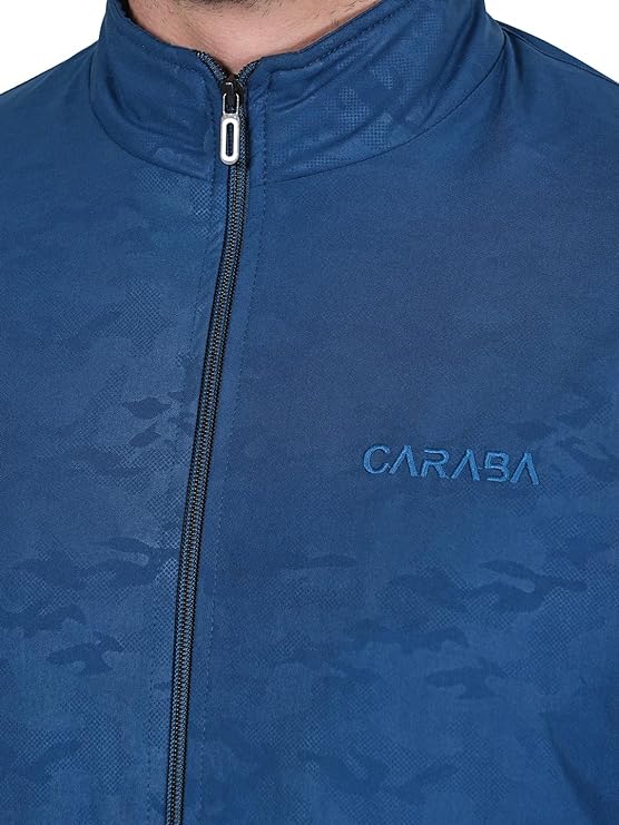 Caraba Men's Casual Workout Running Lightweight Outdoor Sporty Wind Cheater Jacket