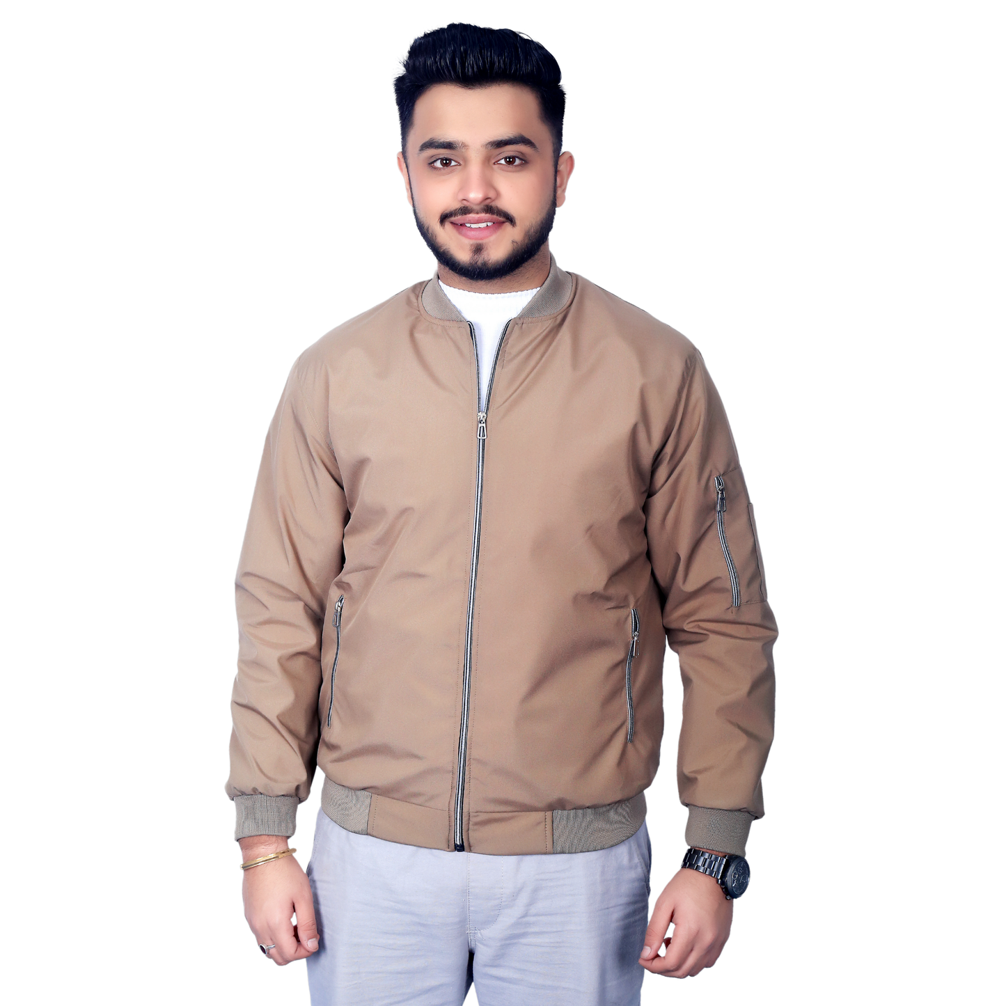 Caraba Men's Sunscreen Jacket | UV Protection, Lightweight Summer Wear, Prevents Sun Tanning, Stylish