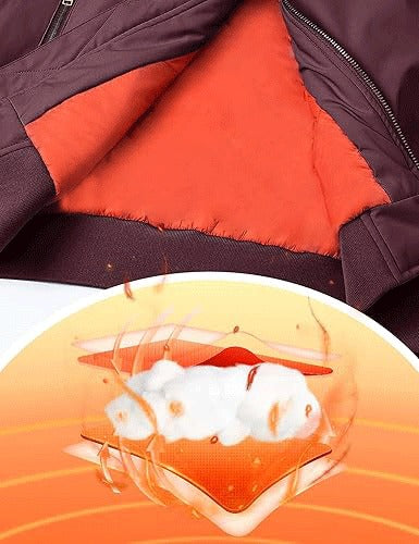 CARABA Men's Bomber Jacket Fashion Lightweight Windbreaker Winter Fall Casual Jackets for Men | Full Zipper Casual Padded Nylon Jacket