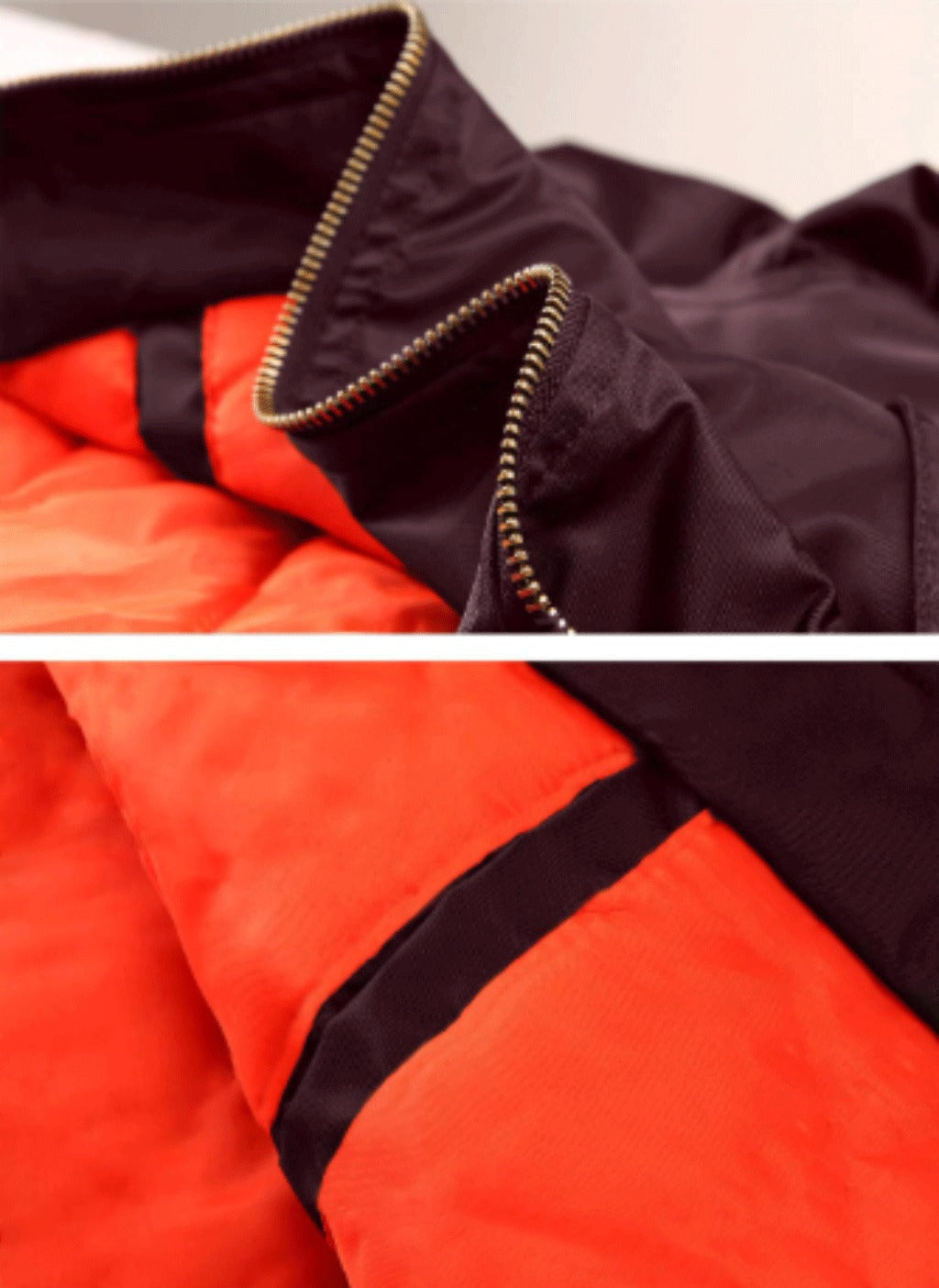 CARABA Men's Bomber Jacket Fashion Lightweight Windbreaker Winter Fall Casual Jackets for Men | Full Zipper Casual Padded Nylon Jacket