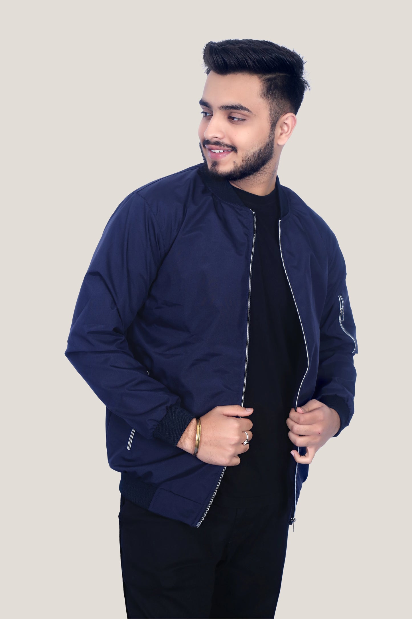 Caraba Men's Sunscreen Jacket | UV Protection, Lightweight Summer Wear, Prevents Sun Tanning, Stylish
