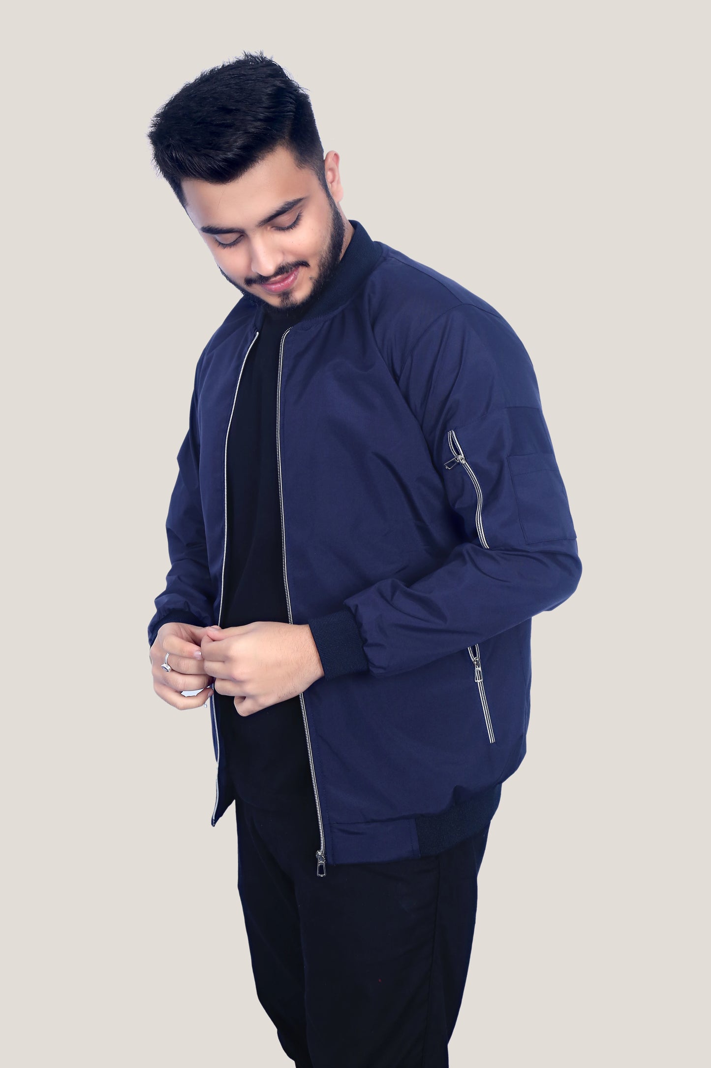 Caraba Men's Sunscreen Jacket | UV Protection, Lightweight Summer Wear, Prevents Sun Tanning, Stylish