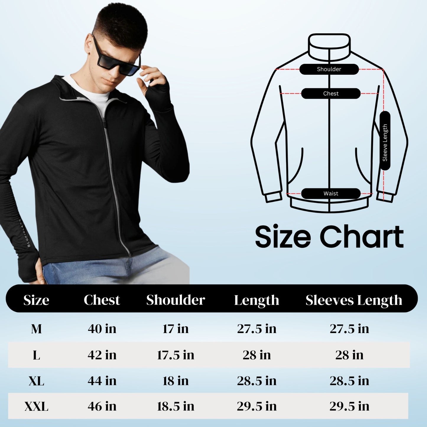 Caraba Men's Sports Gym Workout Running Travel Trekking and Travel Nylon Solid Plain jacket for Men Nylon Casual Wear.