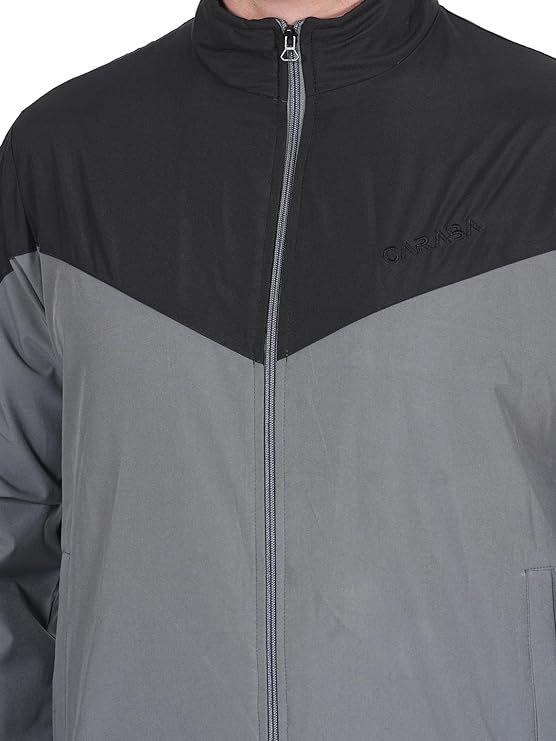 Caraba Men's Casual Workout Running Lightweight Outdoor Sporty Wind Cheater Jacket