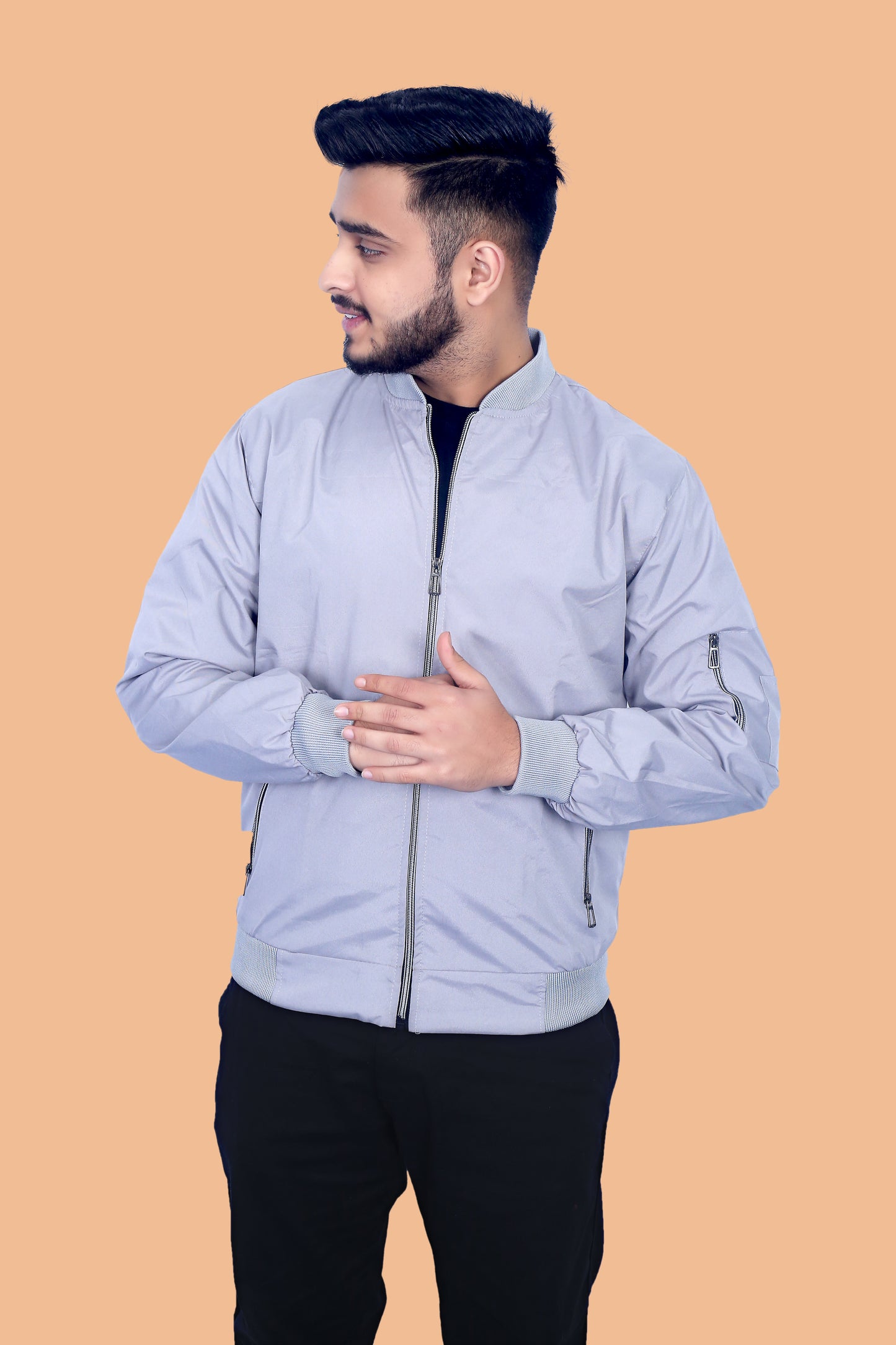 Caraba Men's Sunscreen Jacket | UV Protection, Lightweight Summer Wear, Prevents Sun Tanning, Stylish