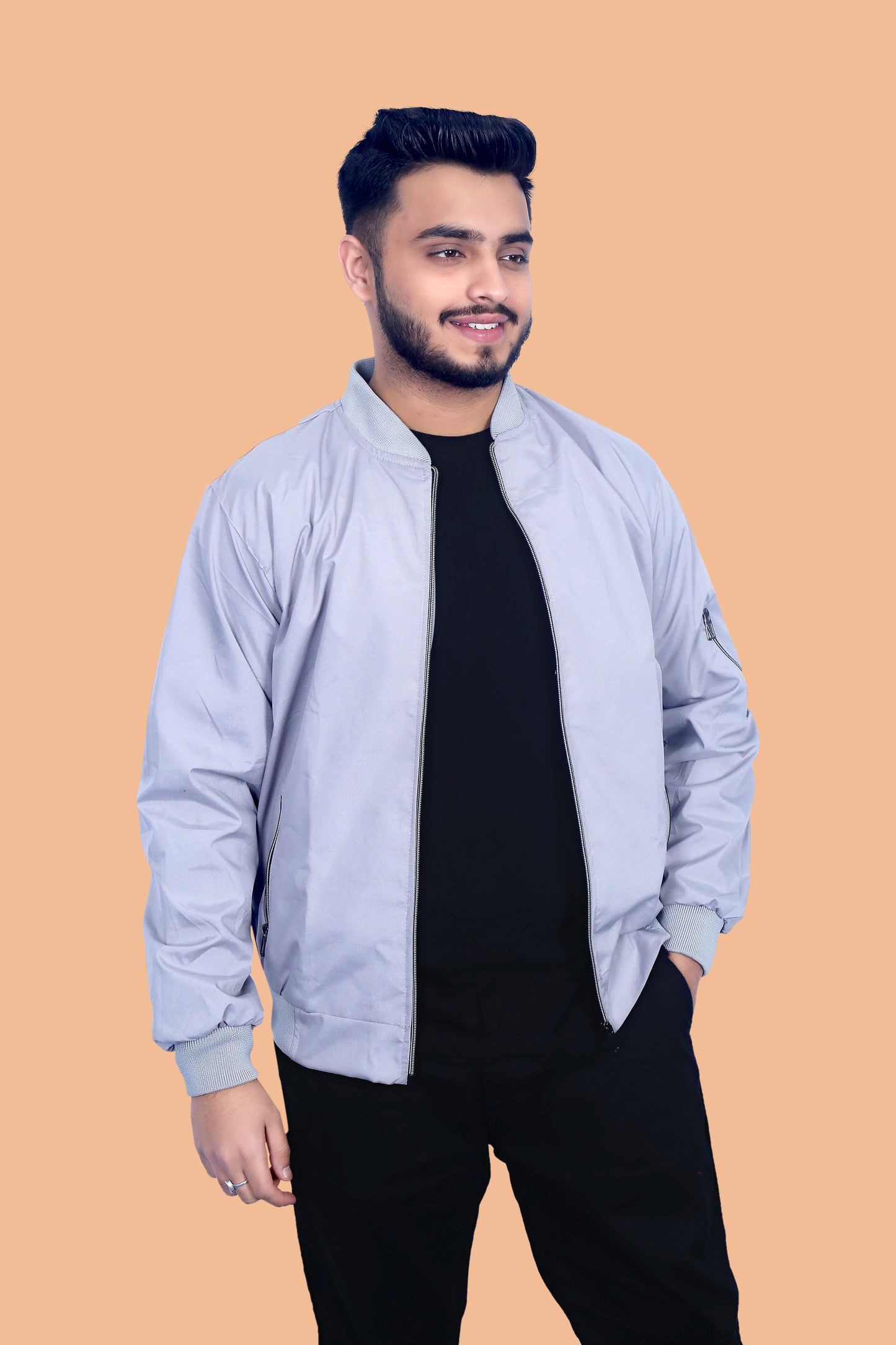 Caraba Men's Sunscreen Jacket | UV Protection, Lightweight Summer Wear, Prevents Sun Tanning, Stylish