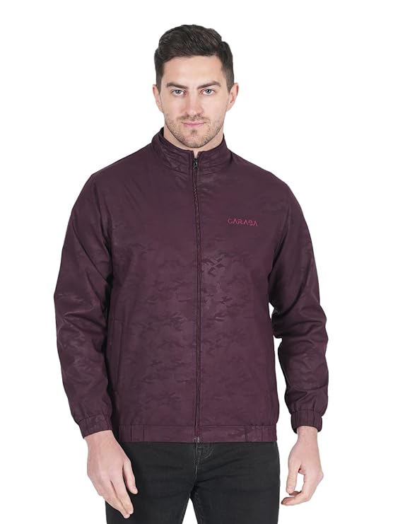 Caraba Men's Casual Workout Running Lightweight Outdoor Sporty Wind Cheater Jacket