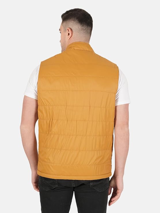 Men's Lightweight Quilted Sleeveless Winter Bomber Jacket
