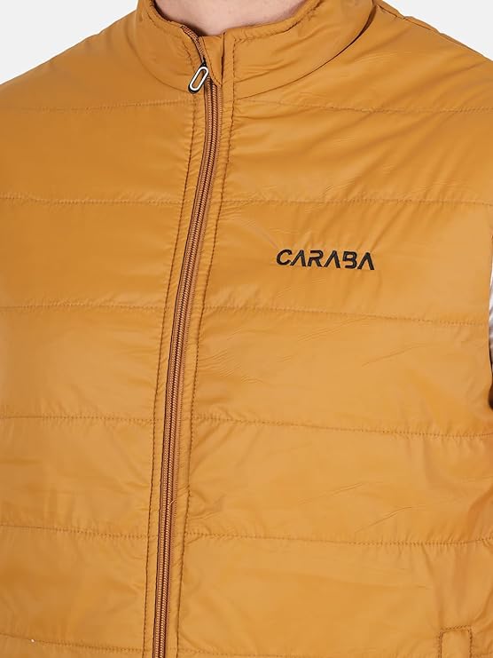 Men's Lightweight Quilted Sleeveless Winter Bomber Jacket