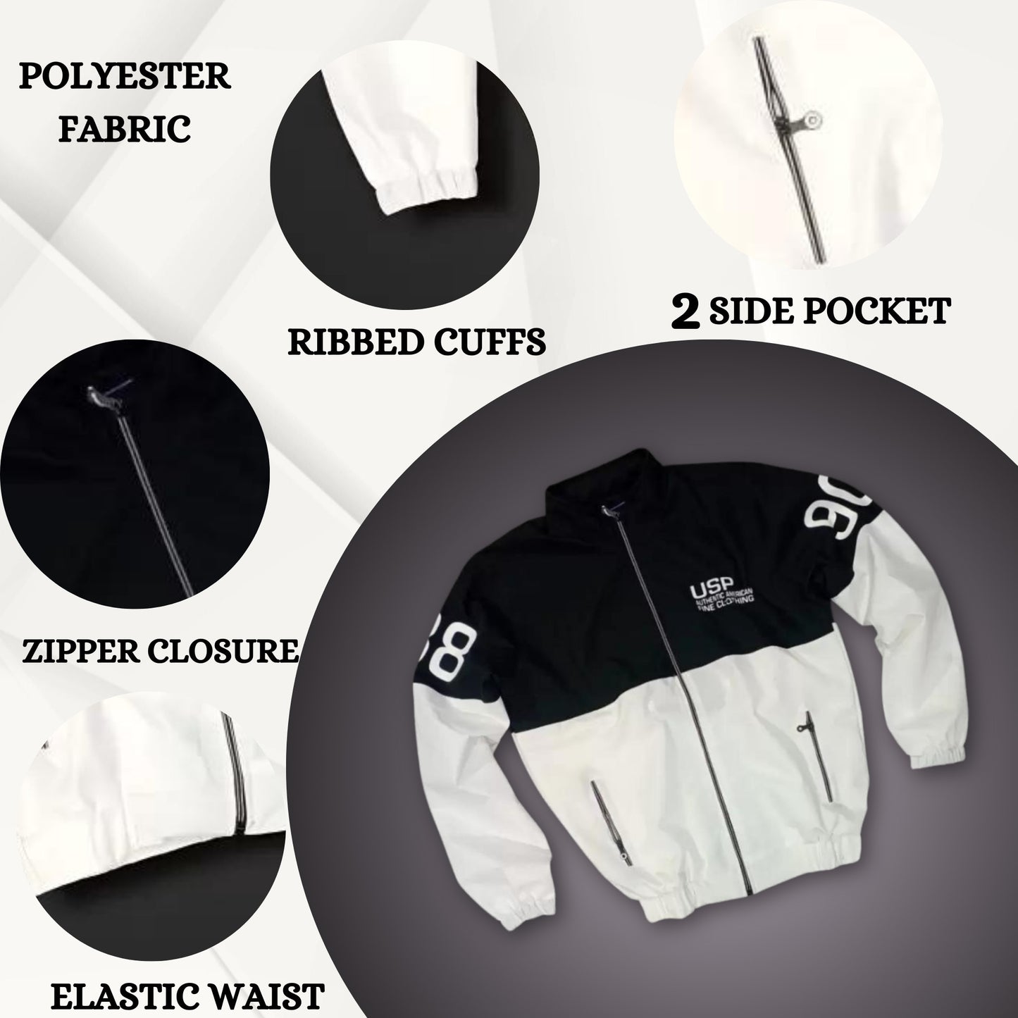 Caraba Summer Jacket for Men & Boys | Elastic Fit Lighweight Full Sleeves Jacket for Workout & Traveling, Regular fit
