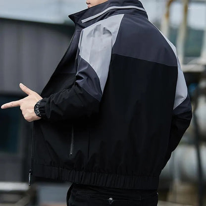 Caraba Mens Stylish Windcheater Jacket for Sport & Outdoor Activity