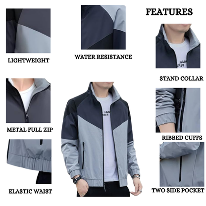 Caraba Plus Size Jacket for Men's & Boys Stylish Full Zip UP Winter Jacket for Running, Trekking, Travelling & Gym Workout Fashionable Jacket