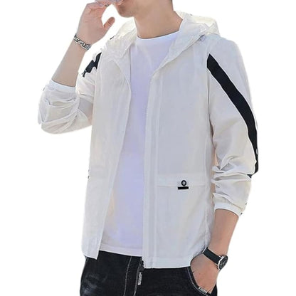 Caraba Men's Stylish Thin Casual Outwear winter Jacket | Full Sleeves Windbreaker & Zipper Lightweight Jacket