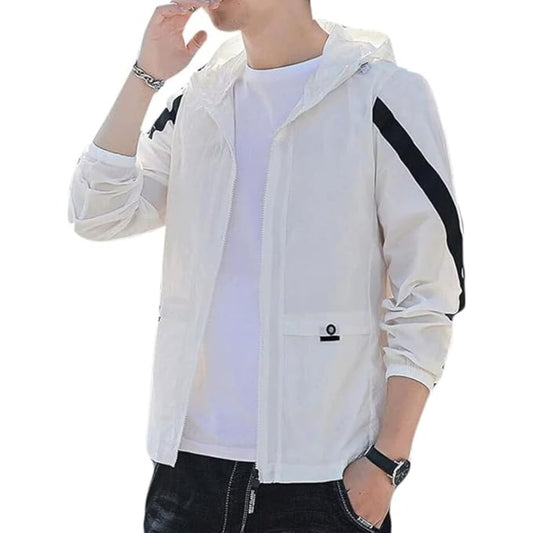 Caraba Men's Stylish Thin Casual Outwear winter Jacket | Full Sleeves Windbreaker & Zipper Lightweight Jacket