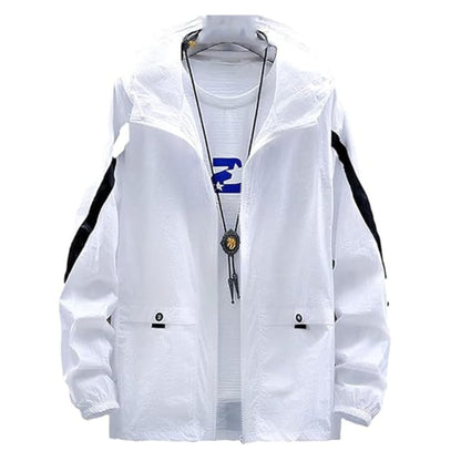 Caraba Men's Stylish Thin Casual Outwear winter Jacket | Full Sleeves Windbreaker & Zipper Lightweight Jacket