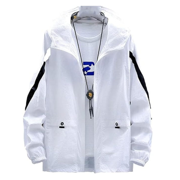 Caraba Men's Stylish Thin Casual Outwear winter Jacket | Full Sleeves Windbreaker & Zipper Lightweight Jacket