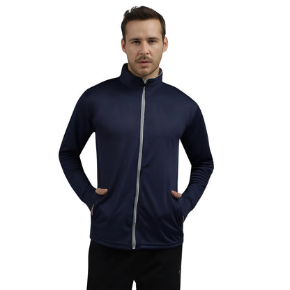 Caraba UPF 50+ SUNSCREEN JACKET Men's Sports Summer Gym Workout Running Travel Trekking and Travel Nylon Solid Plain Sunscreen jacket for Men Nylon Summer Casual Wear