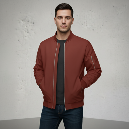 Caraba Men’s Lightweight Water Resistant  Winter Jacket – Windproof, Foldable & Travel-Ready