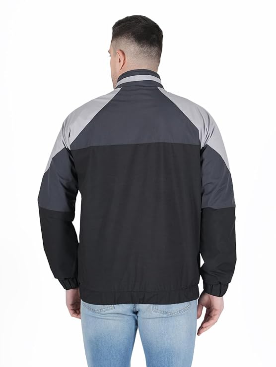 Caraba Men's Casual Workout Running Lightweight Outdoor Sporty Wind Cheater Jacket