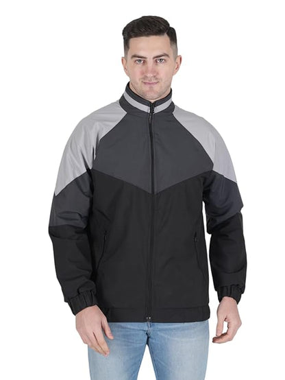 Caraba Men's Casual Workout Running Lightweight Outdoor Sporty Wind Cheater Jacket